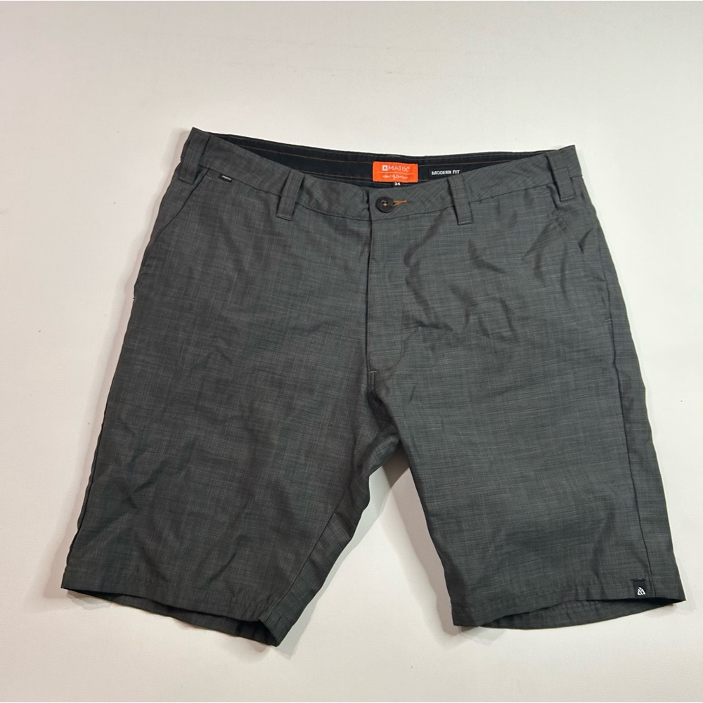 MATIX Shorts Marc Johnson Modern Fit Men Gray Size 34 Heathered Gray RARE Chinos